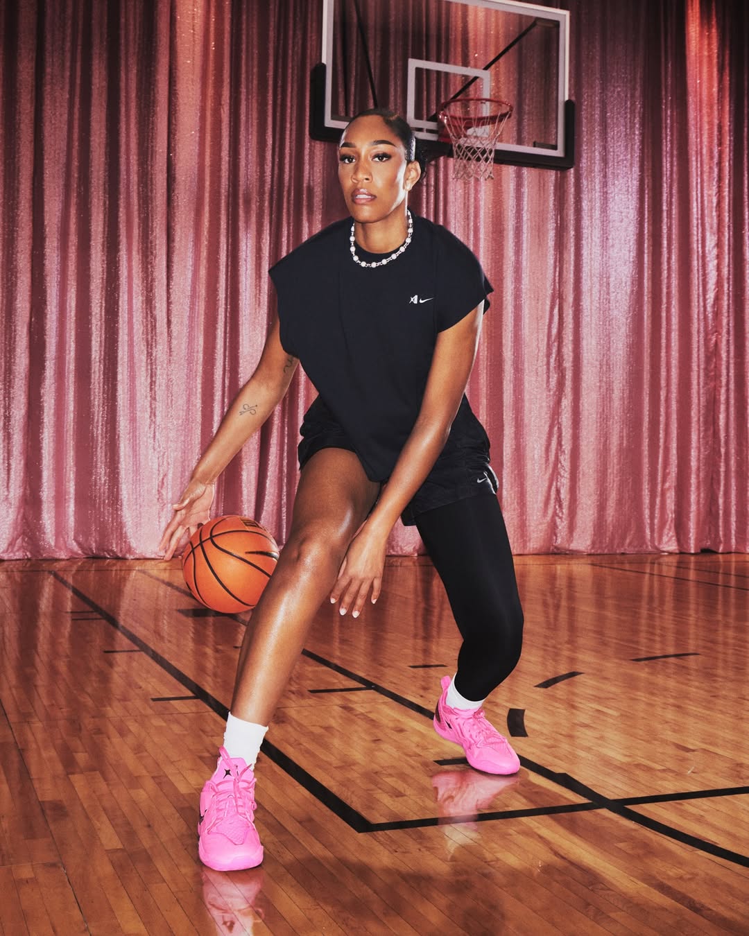 snapshe wearing Nike